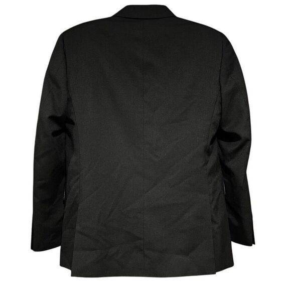 Ezra K Karako Black Textured Suit Jacket Blazer Men’s 36S - Picture 2 of 8